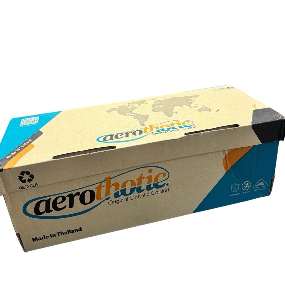 Aerothotic Sandals Slides Arch Support Black Size 6 - Picture 8 of 9